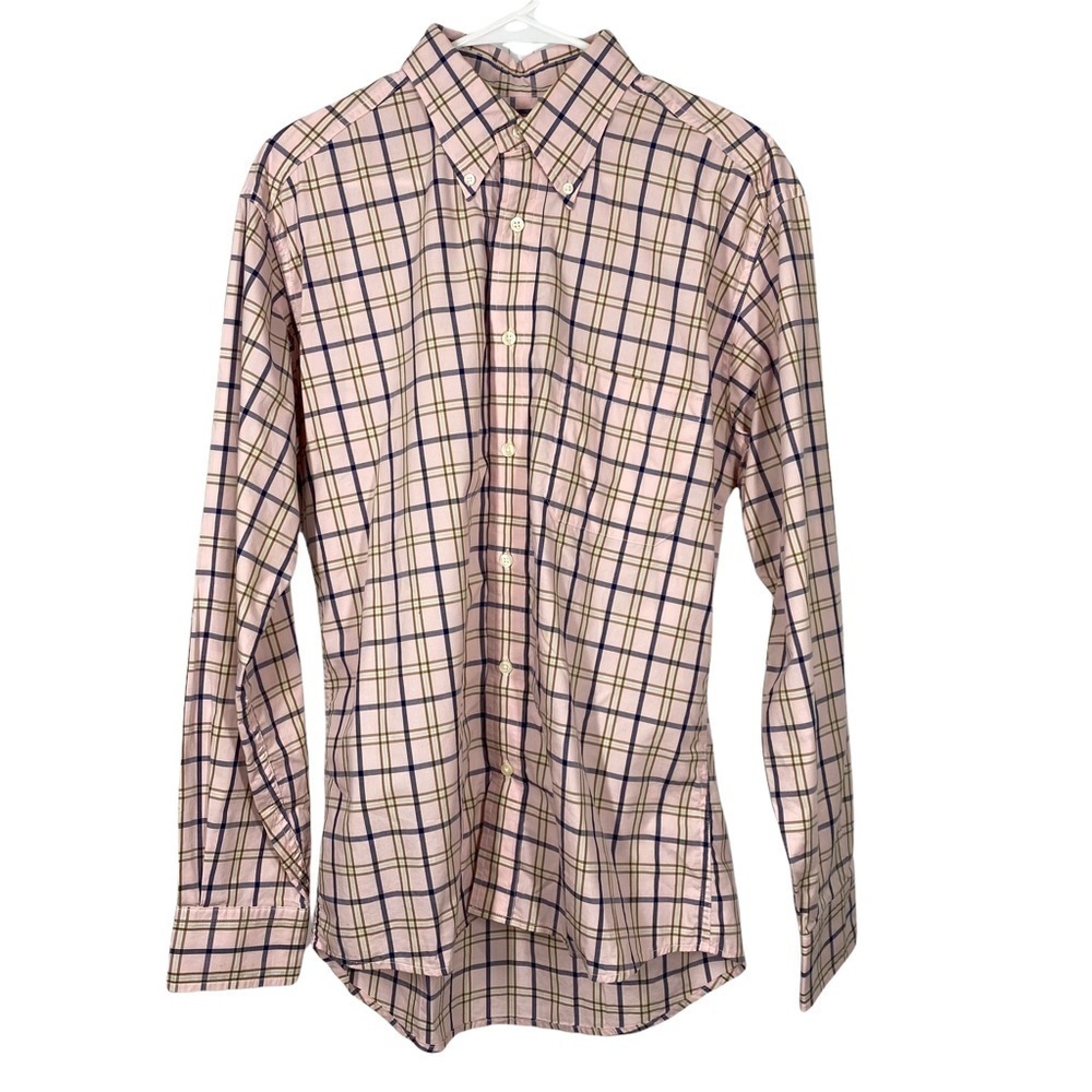 BILLS KHAKIS Plaid Check Classic Fit Mens Shirt Medium